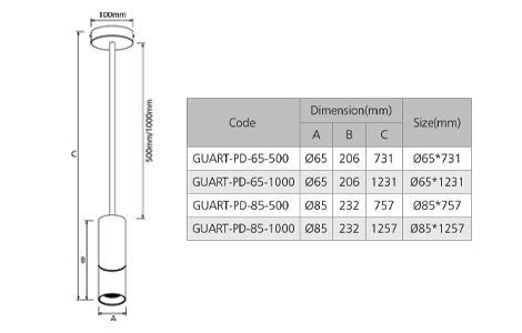 Artco Series LED Suspended Light - Image 3